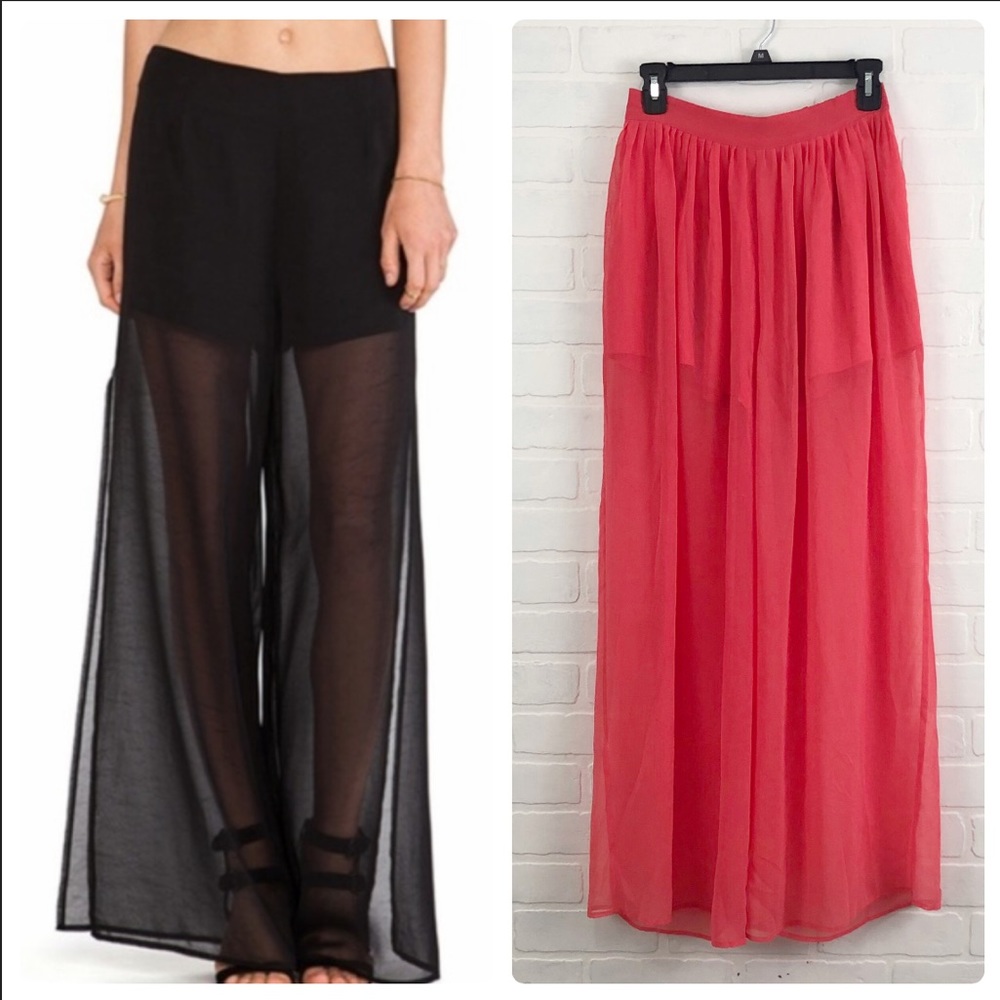 Lovers + Friends pink Scorpio pants